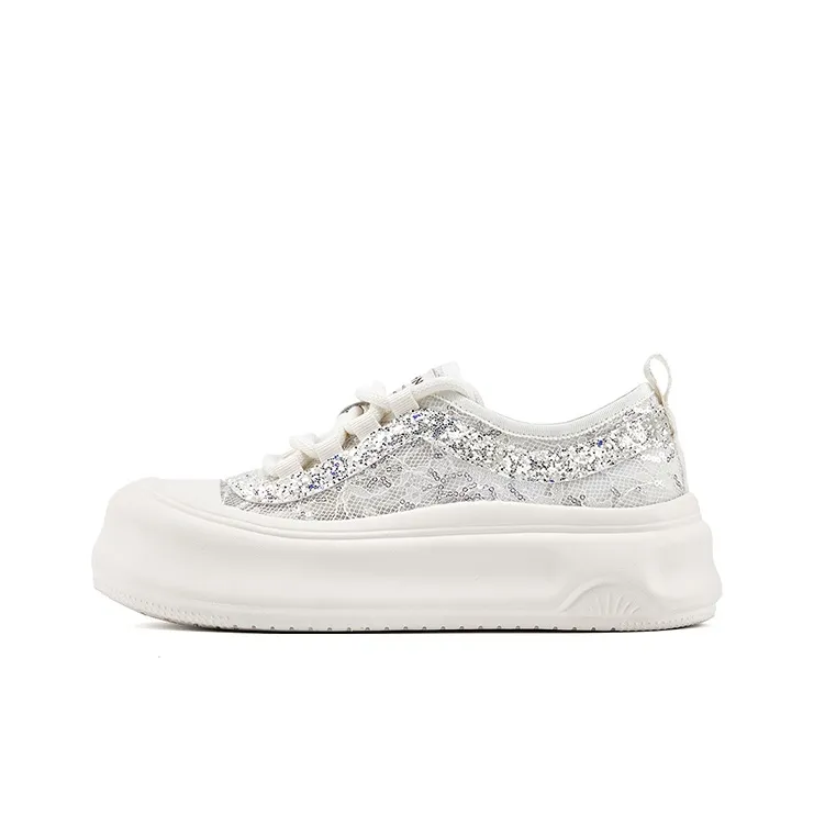 DAPHNE Anti Slip Wear Resistant Low Top Skateboard Shoes Women's-0