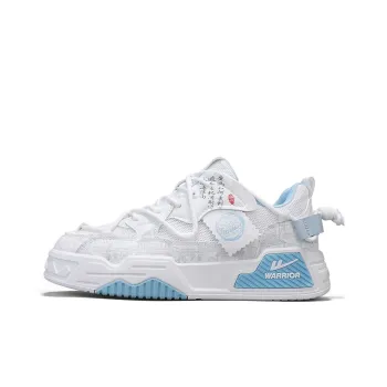 WARRIOR Skateboard Shoes Men Low Top Blue
