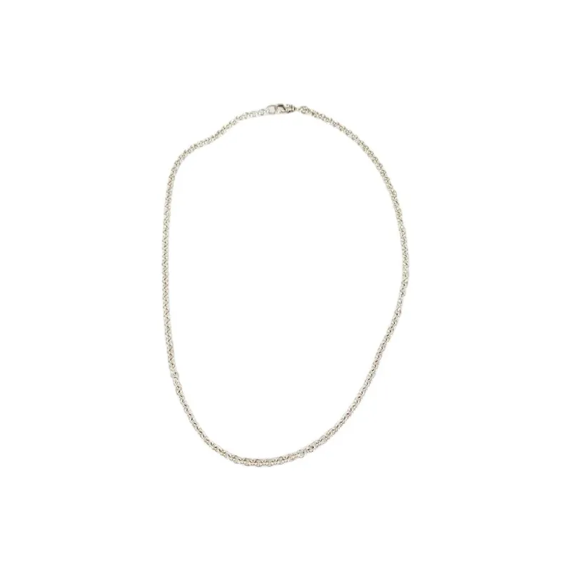 Chrome Hearts 925 Sterling Silver Necklaces Unisex Silver-0