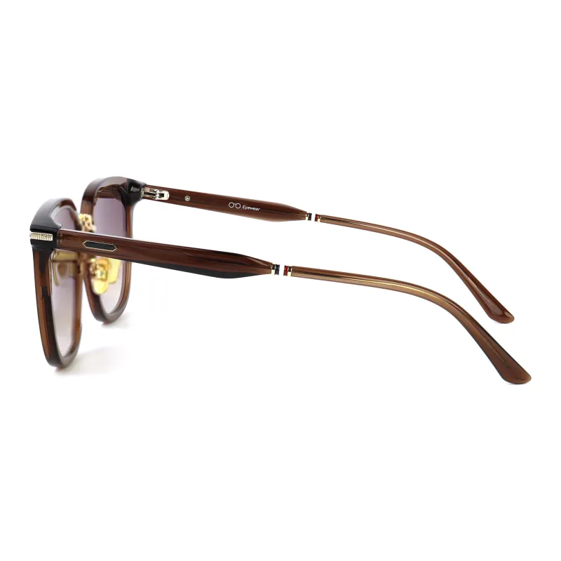 JIANGDAREN Plate Frame Square Sunglasses Unisex-3