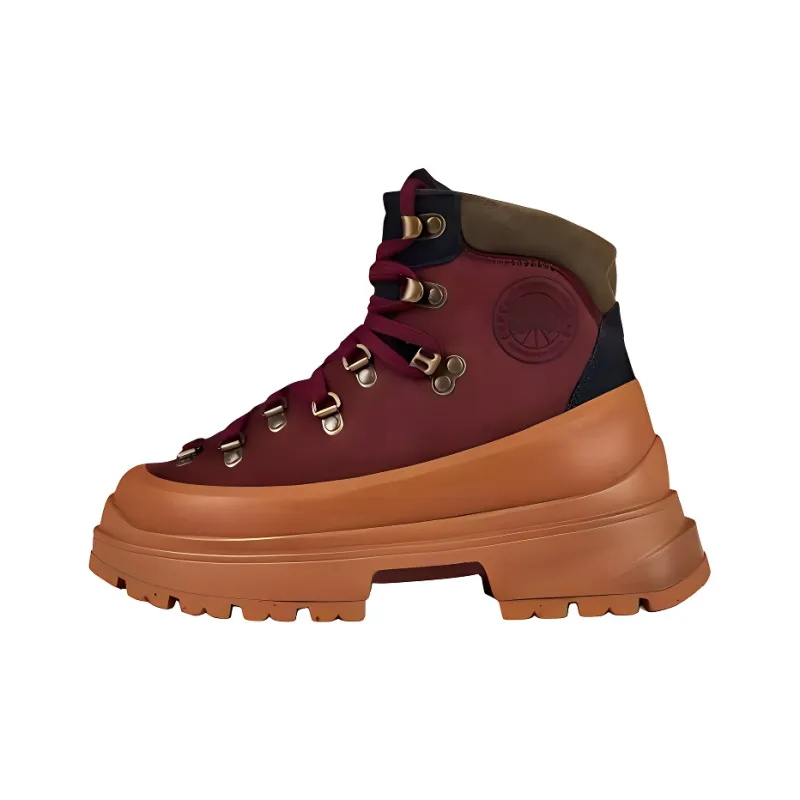 Canada Goose Journey Ankle Boots Women's Red Brown-0