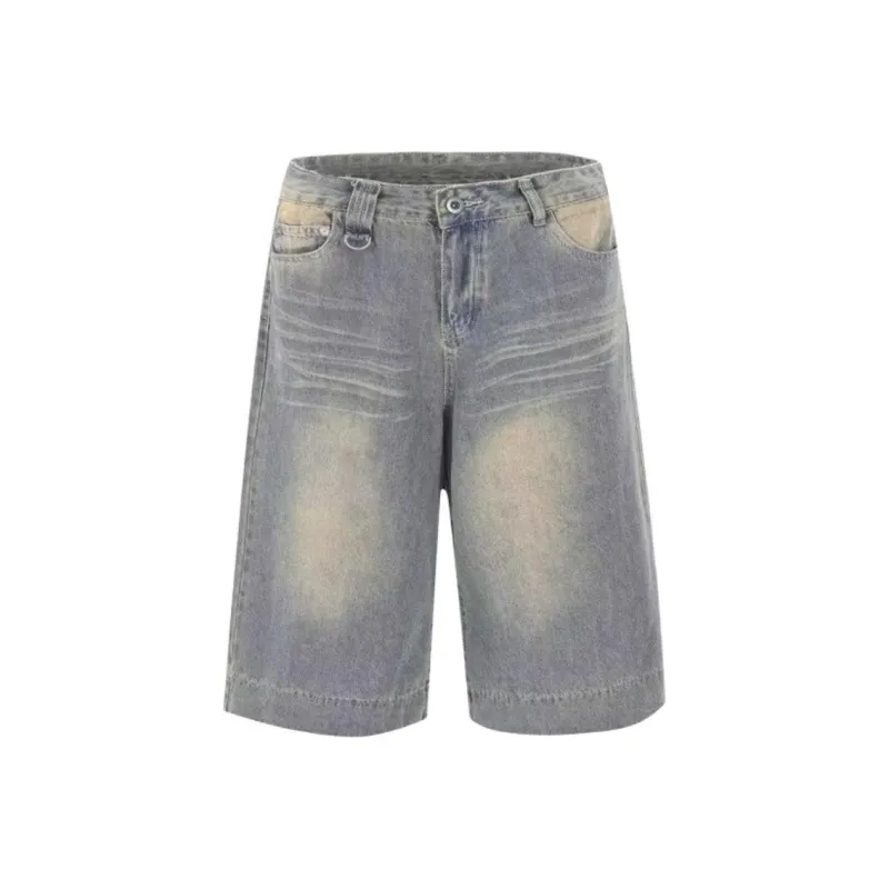 TONYBEAR Denim Shorts Unisex Blue-2