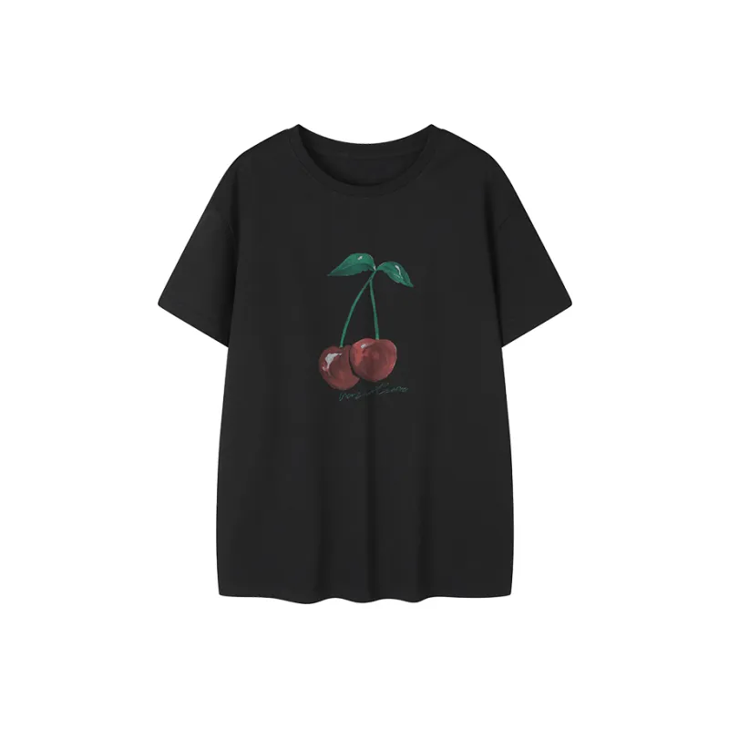 Mo Han Yi Mei T Shirt Women's Black-1