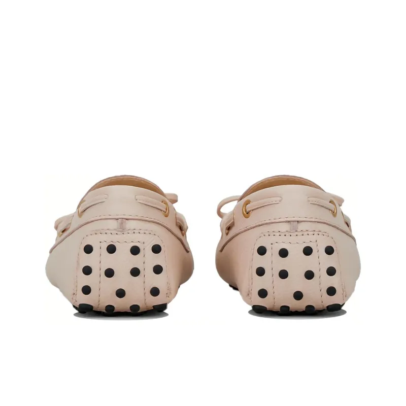 TOD'S Bow-detail Leather Loafers-2