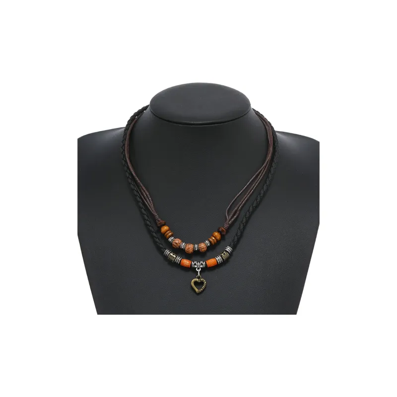 CHRROTA Leather Necklaces Unisex-4