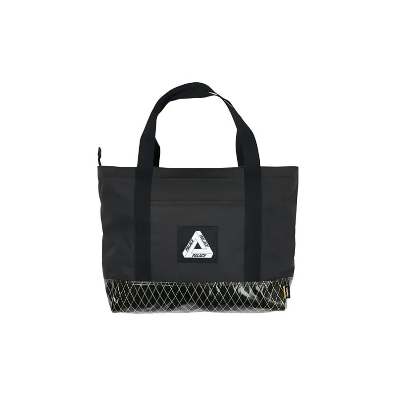 PALACE Cotton Canvas Tote Bag, Shopping Bag, Shoulder Bag, Handbag Regular Unisex Black-0