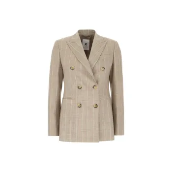 PT Pantaloni Torino Business Suit Women's Beige Yellow