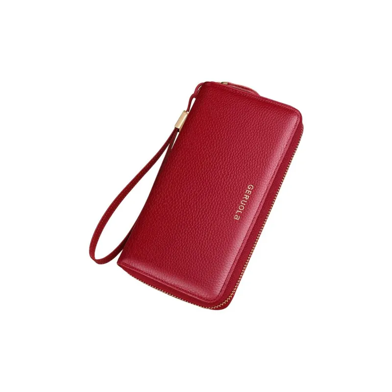 Gorora Top Grain Cow Leather Wallet Women's Multicolor-1