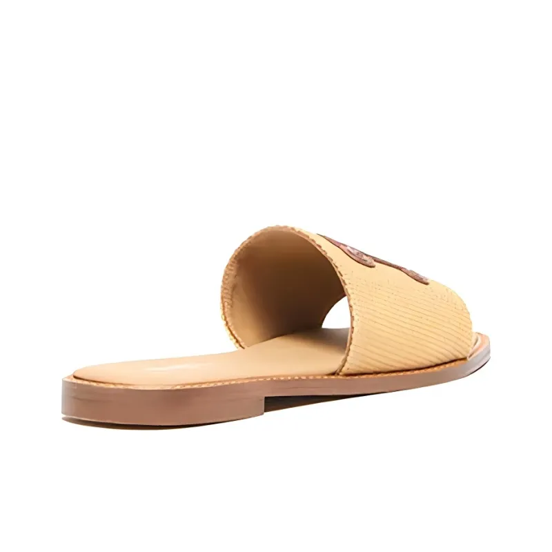 MaxMara Slide Slippers Women's Beige-2