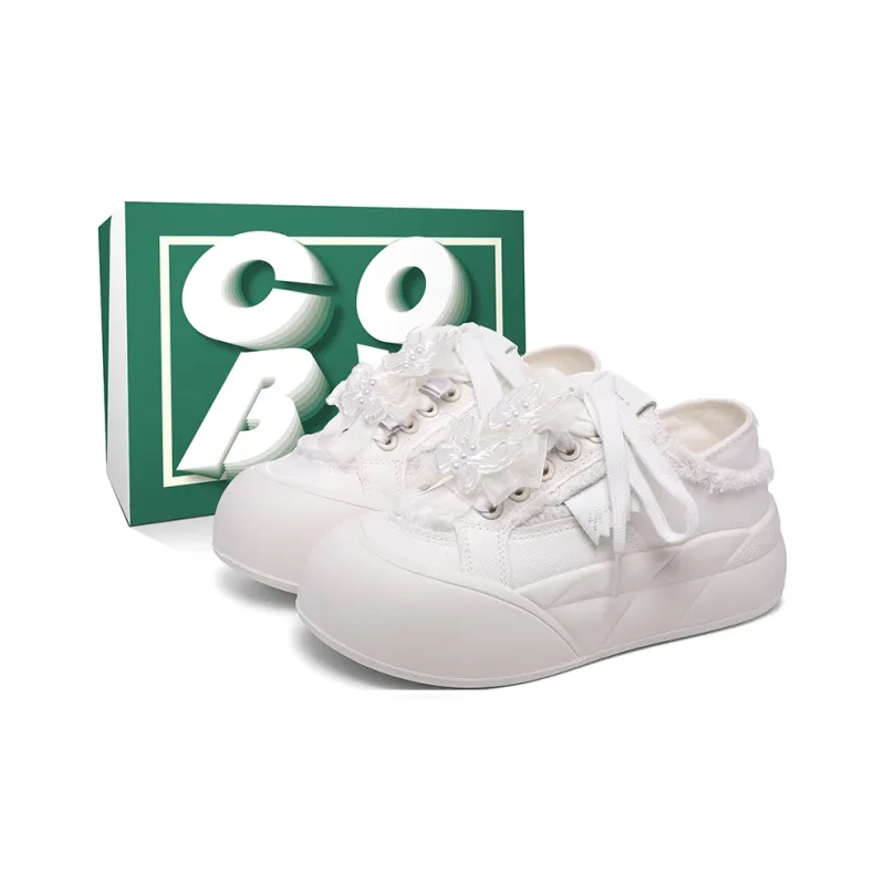 Cob Slip Resistant, Abrasion Resistant, Lightweight Low Top Skateboard Shoes Women's-35