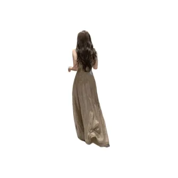 PAZZO Slip Dress Women's Champagne