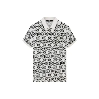 KARL LAGERFELD Polo Shirt Men's White