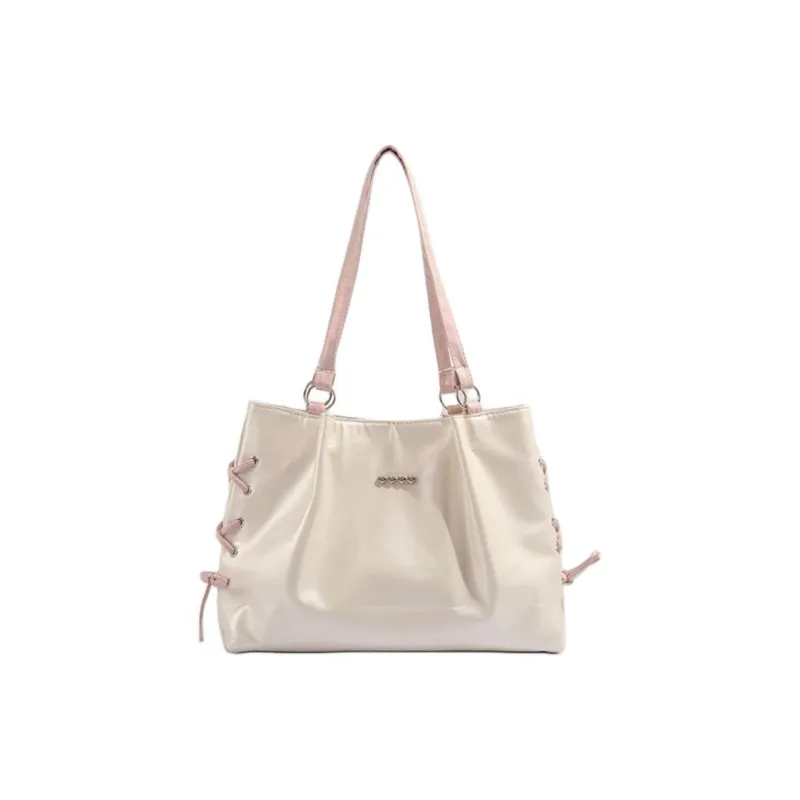 NX DOUGHNUT PU Shoulder Bag Women's Neon White-3