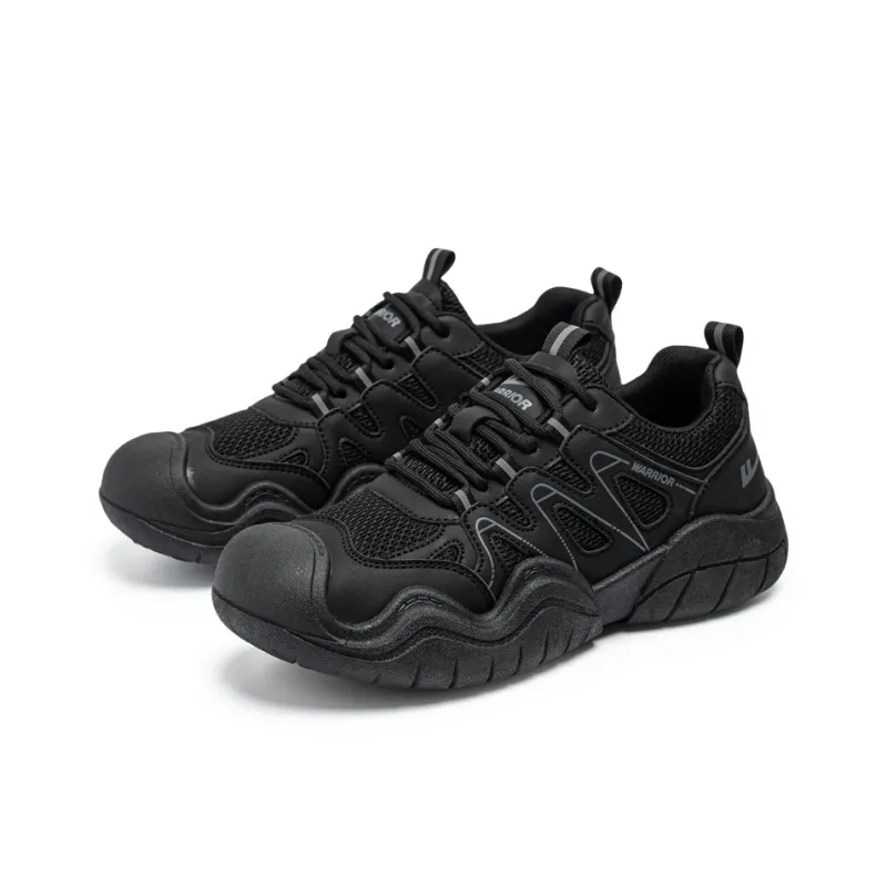 WARRIOR Hiking / Trekking Shoes Men Low Top Gray-2