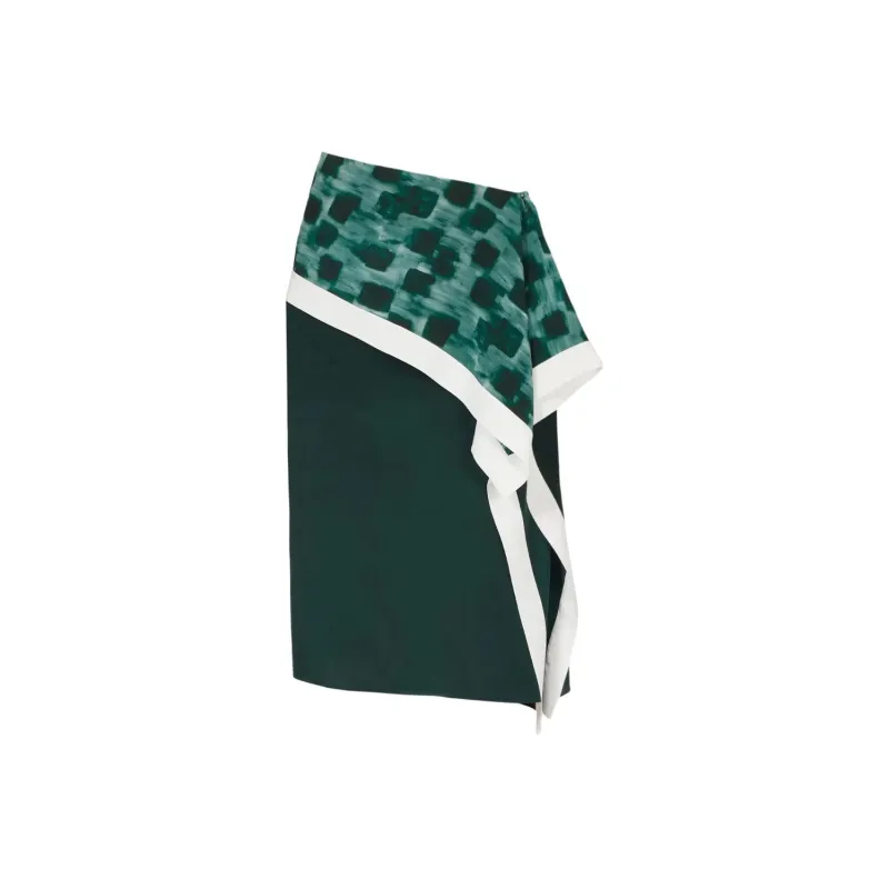 FERRAGAMO SS25 Casual Long Skirt Women's Green-0