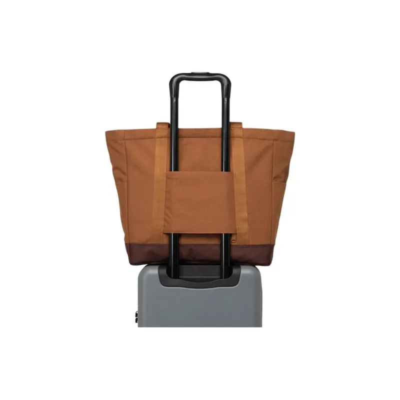 Herschel Recycled Material Tote Bag, Shopping Bag, Shoulder Bag Unisex Brown-3