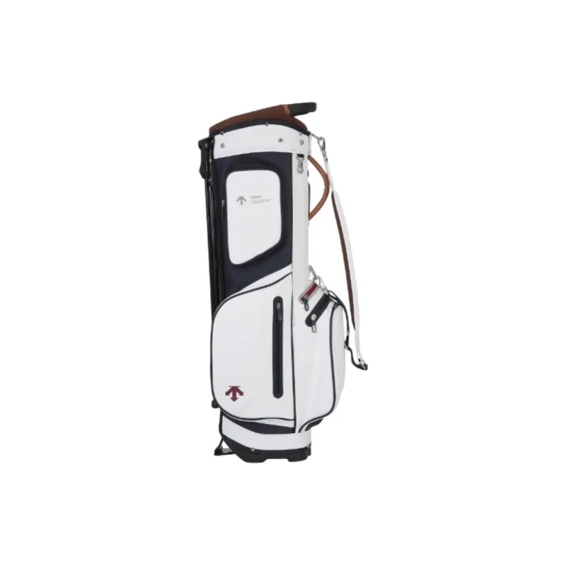 DESCENTE GOLF Polyurethane Storage Bag Unisex Bright White-4