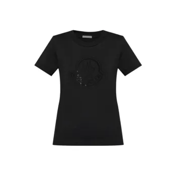 Moncler T Shirts Women's Black