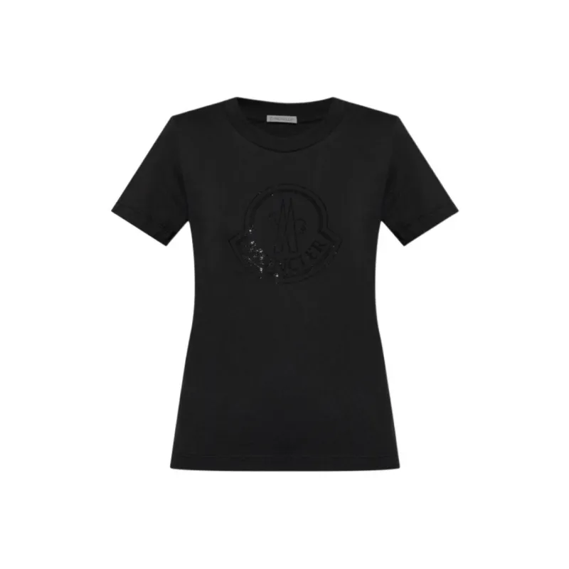 Moncler T Shirts Women's Black-0