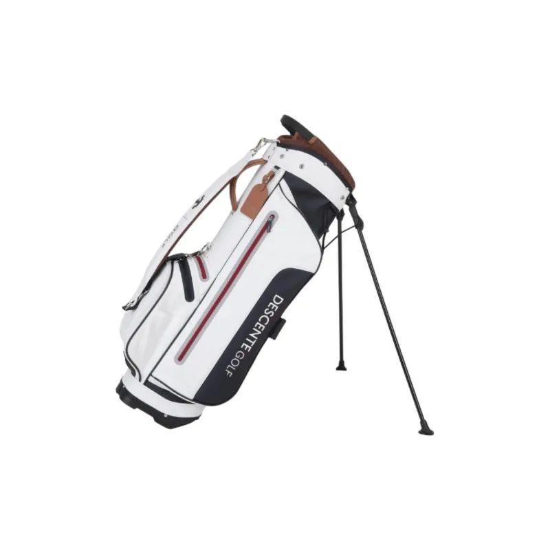 DESCENTE GOLF Polyurethane Storage Bag Unisex Bright White-7