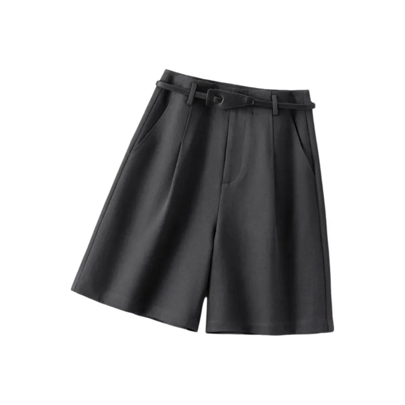 IHIMI Casual Shorts Women's Dark Gray-0