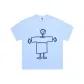Sky Blue Short-Sleeved