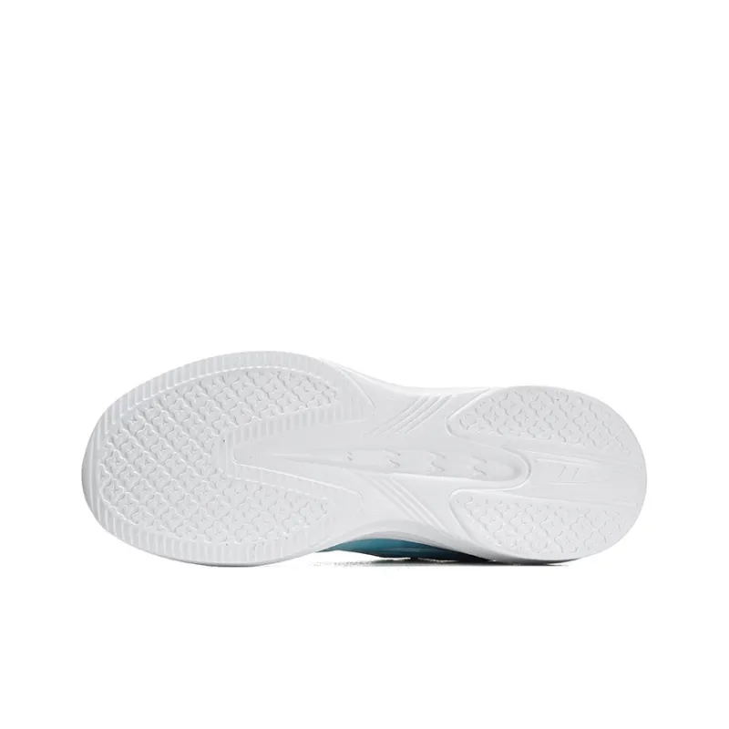WARRIOR Running Shoes Men Low Top White Blue Black-4