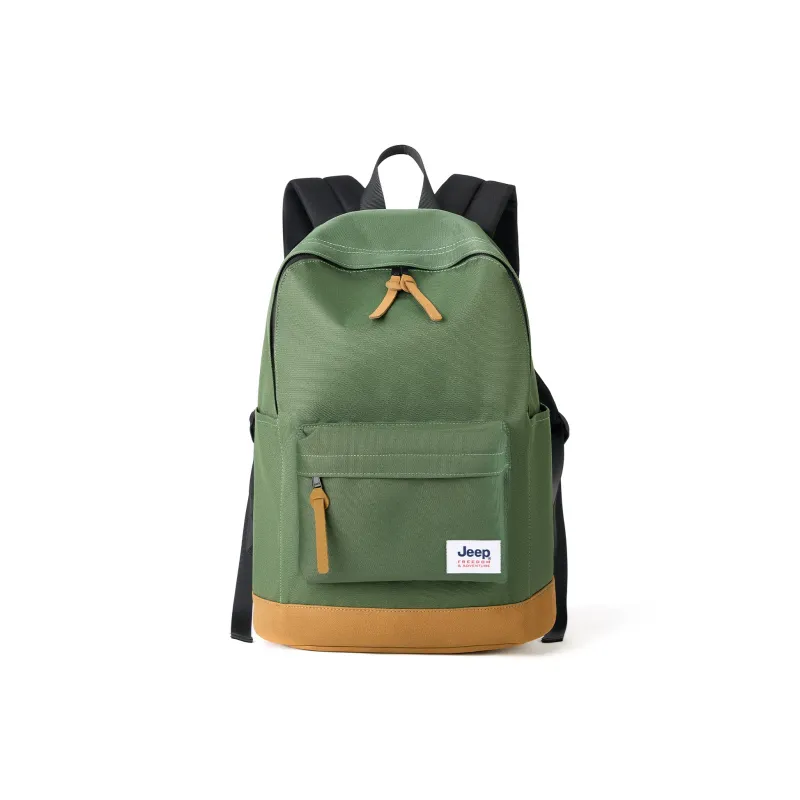 Jeep Oxford Backpack Laptop Bag Unisex Navy Blue/Gray/Jasper-8