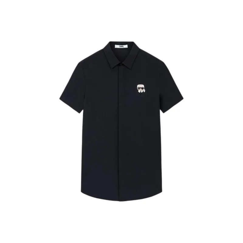 KARL LAGERFELD Shirt Men's Black-0