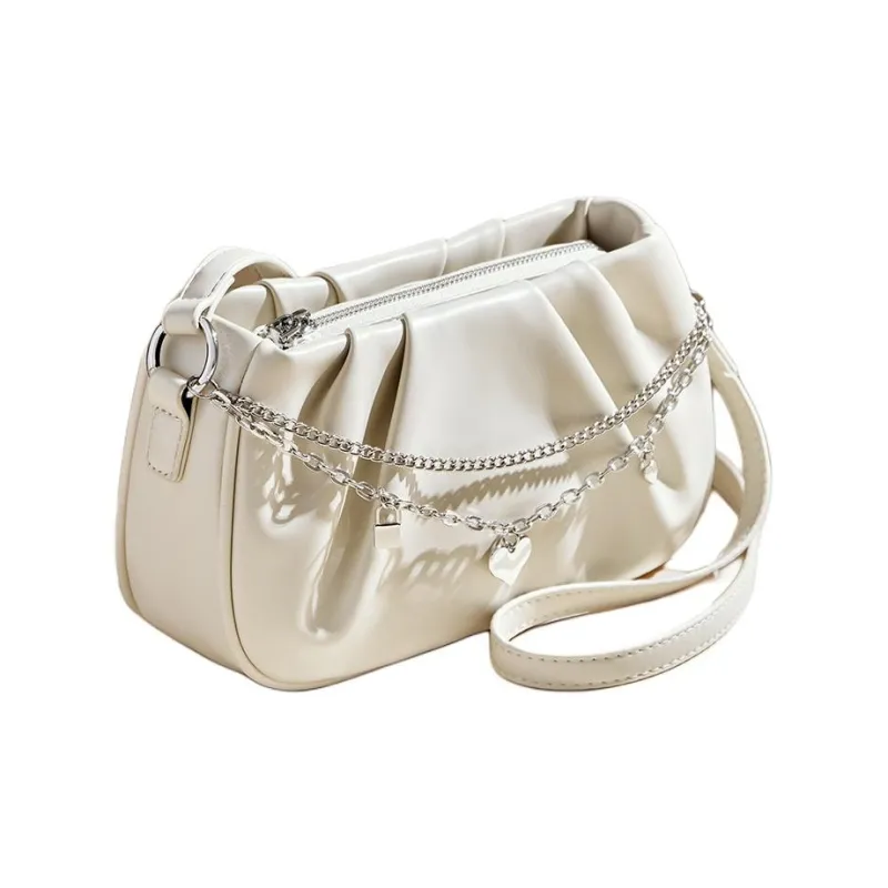 15 MINS Synthetic Leather Crossbody Bag, Shoulder Bag Regular Women's Black/Light Khaki-4