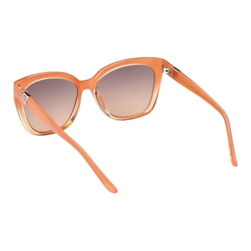 GUESS Injection Cat Eye Sunglasses Women's Orange-5