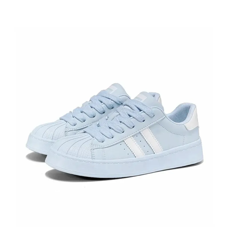 PIYOPIYO Low Top Skateboard Shoes Women's White-5