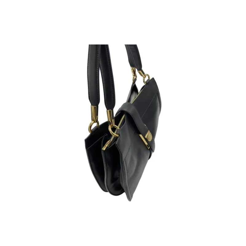 FERRAGAMO Dual Controller Handbag Women's Black-2