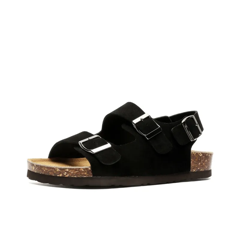 15 MINS Beach Sandals Unisex Black-1