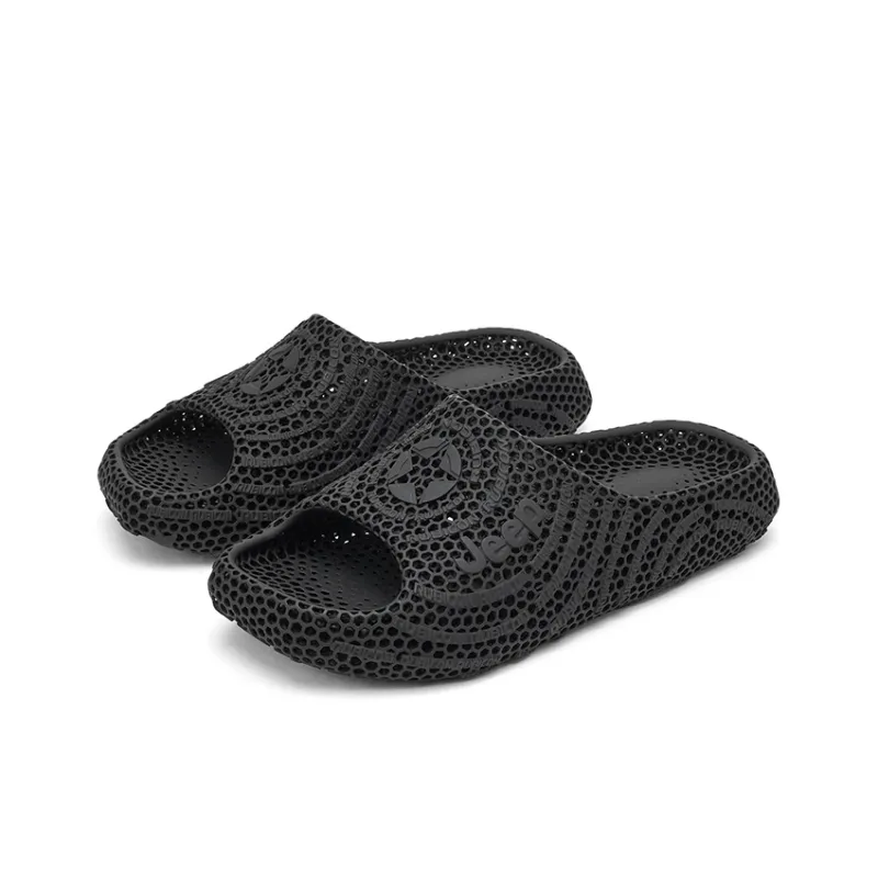 Jeep Cushioning Antibacterial Slip Resistant Quiet 3D Printed Slippers Unisex-2