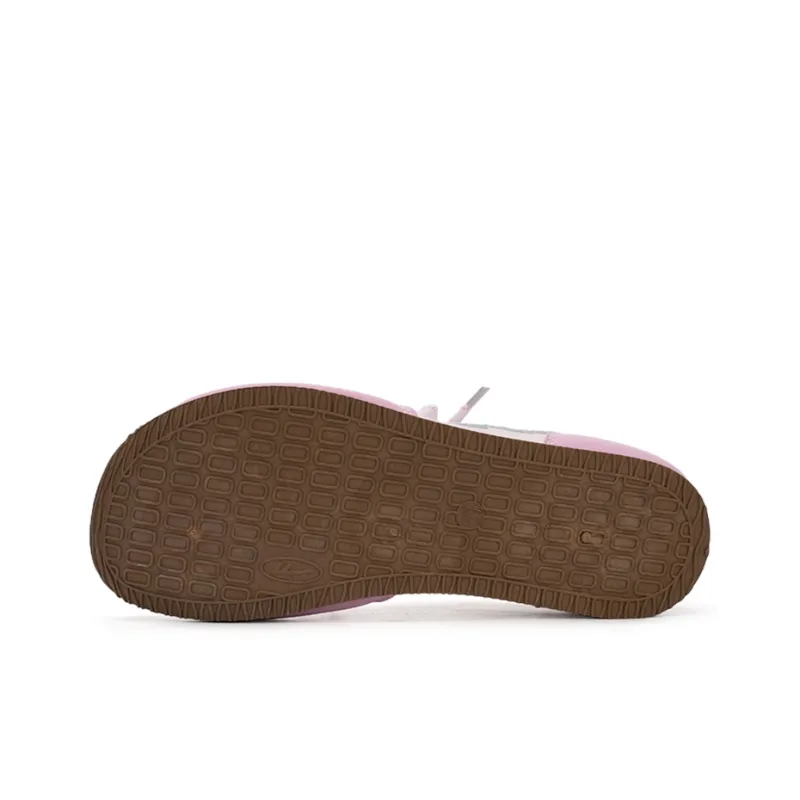 Warrior Abrasion Resistant Low Top Casual Shoes Women's Pink Green-4