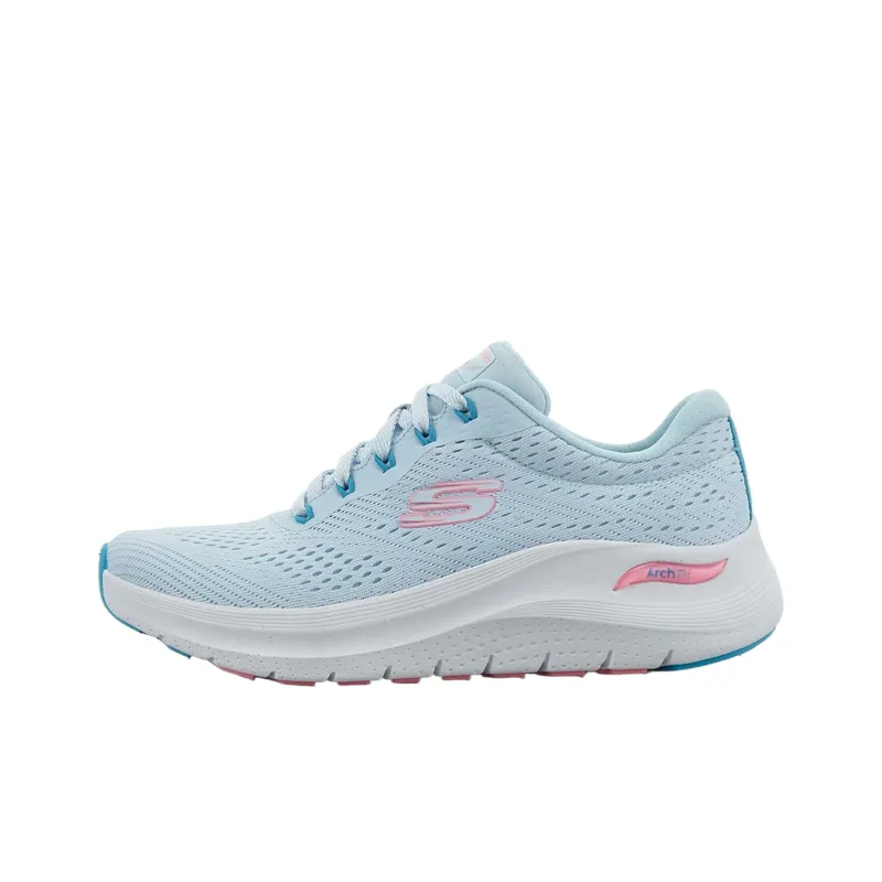 Skechers ArchFit Low Top Running Shoes Women's Blue-0