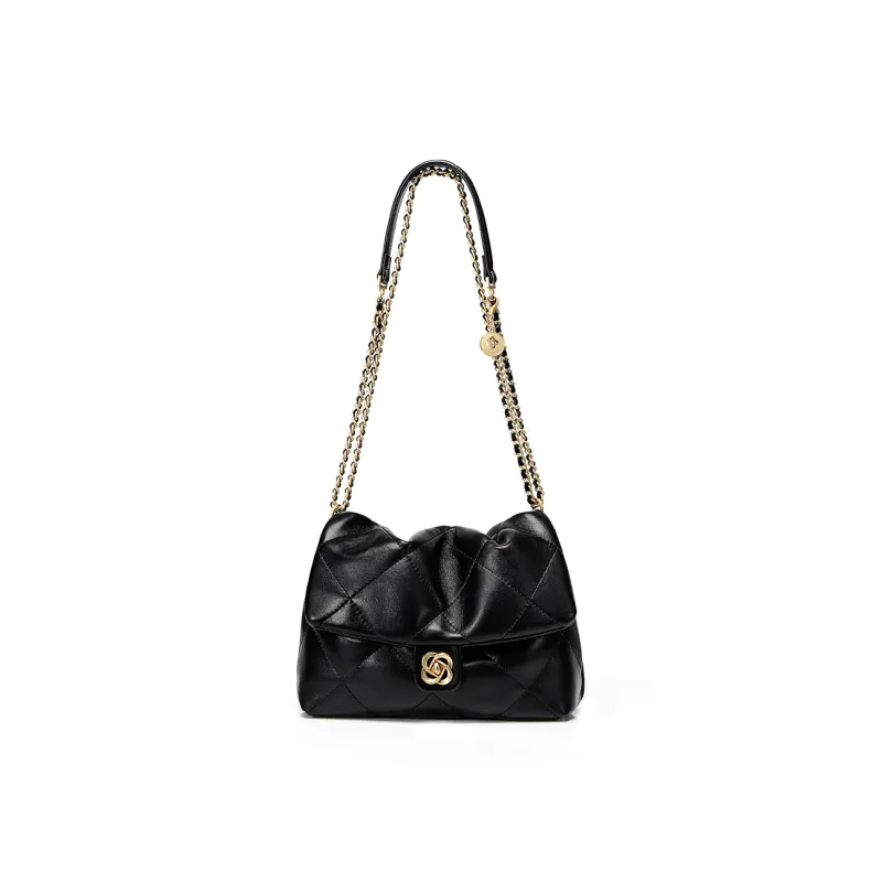 JUST STAR Synthetic Leather Portable Crossbody Bag, Shoulder Bag Regular Women's White/Pink/Black-6
