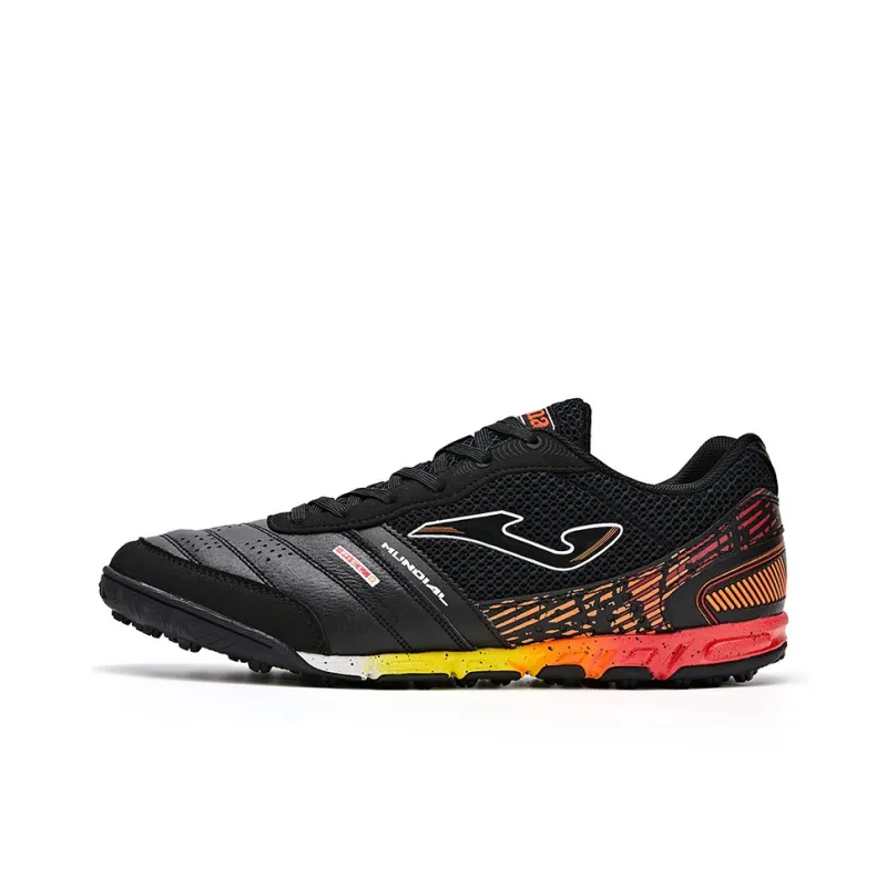 Joma TF Rubber Broken Studs Artificial Ground Soccer Shoes Men's Black Orange-0