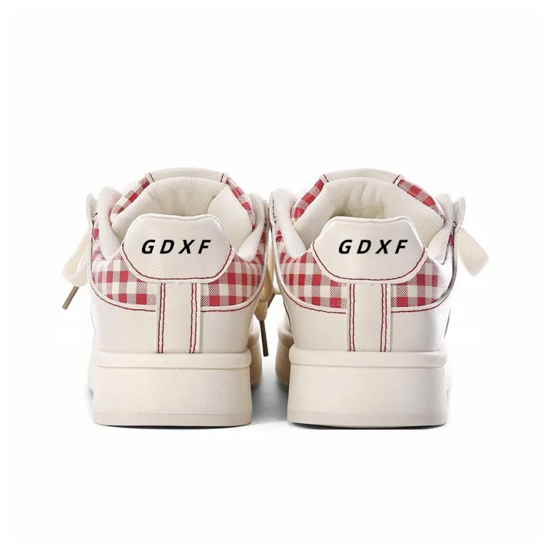 GDXF Slip Resistant Cushioning Abrasion Resistant Lightweight Breathable Low Top Skateboard Shoes Women's Box Included-26