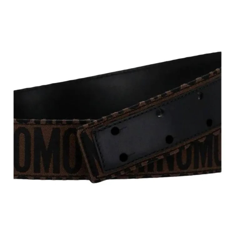 MOSCHINO Leather Belts Women's Black  -1