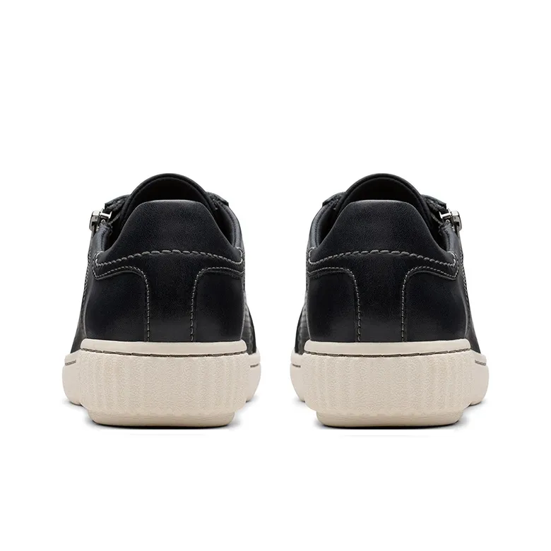 Clarks Anti Slip Wear Resistant Low Top Casual Shoes Women's Black-5