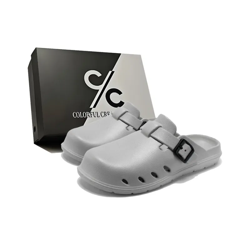Colorful Creations EVA Quiet Odor Resistant Abrasion Resistant Slip Resistant Closed Toe Slippers Men's-7