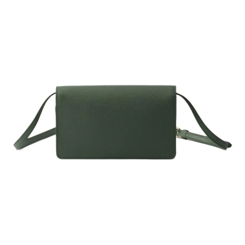 PRADA Saffiano Calfskin Shoulder Bag Mini Women's Sage Green-3