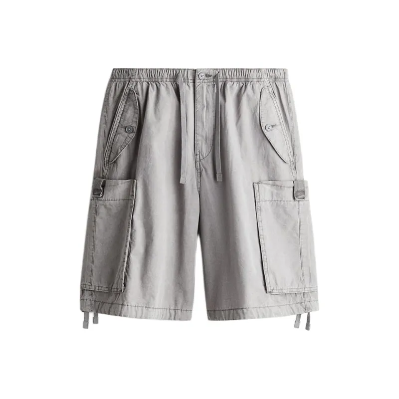 H&M Cargo Shorts Men's Light Gray-1