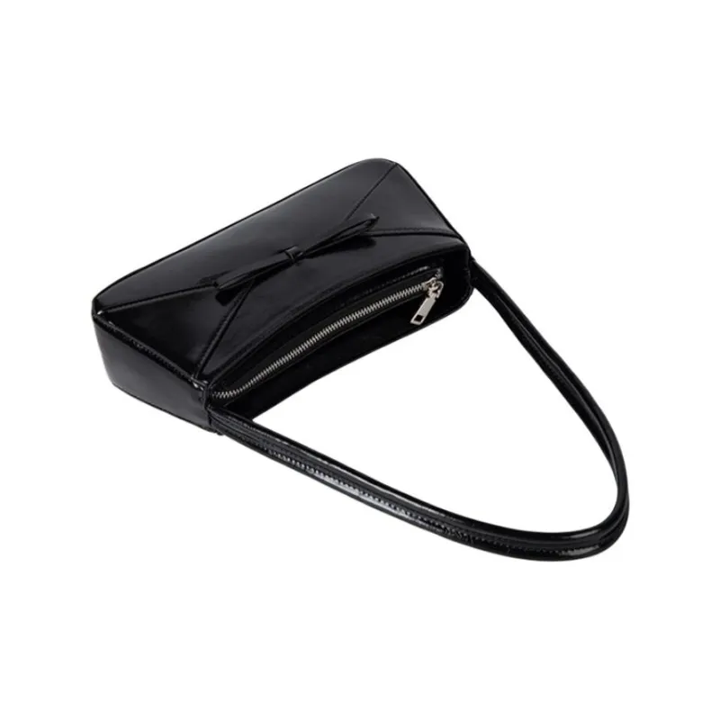 HAWA PU Shoulder Bag Women's White/Black/Red-12