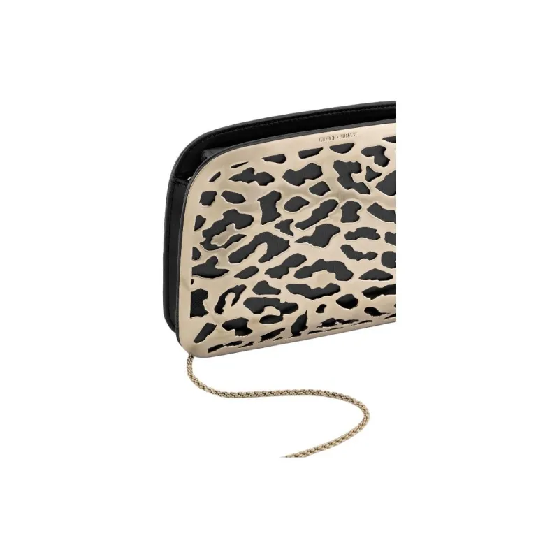 AMANI La Prima Viscose Clutch, Crossbody Bag, Shoulder Bag Women's Black White-3