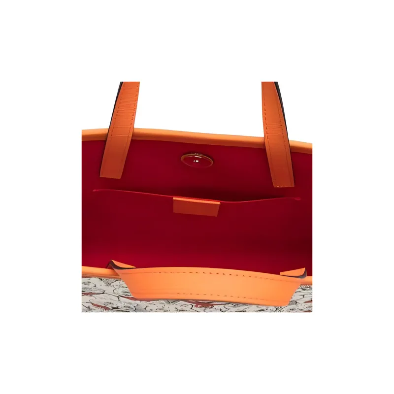 GUCCI Leather Tote Bag, Shopping Bag, Handbag Kids' Multicolor/Orange-3