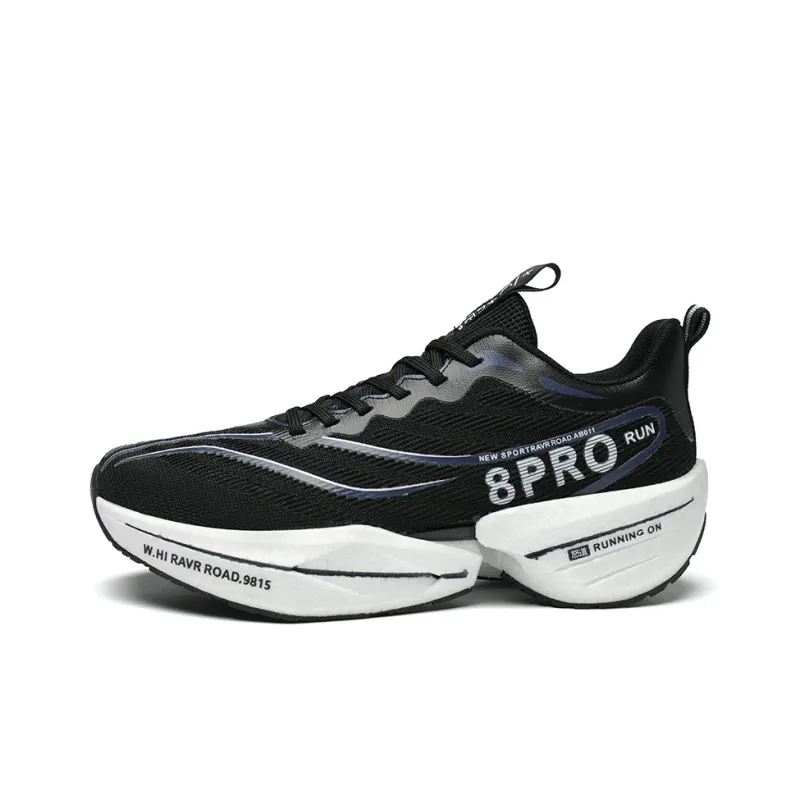 COMVIEW Running Shoes Unisex Low Top Obsidian Black/Radiant Blue Star/Dreamy World-12