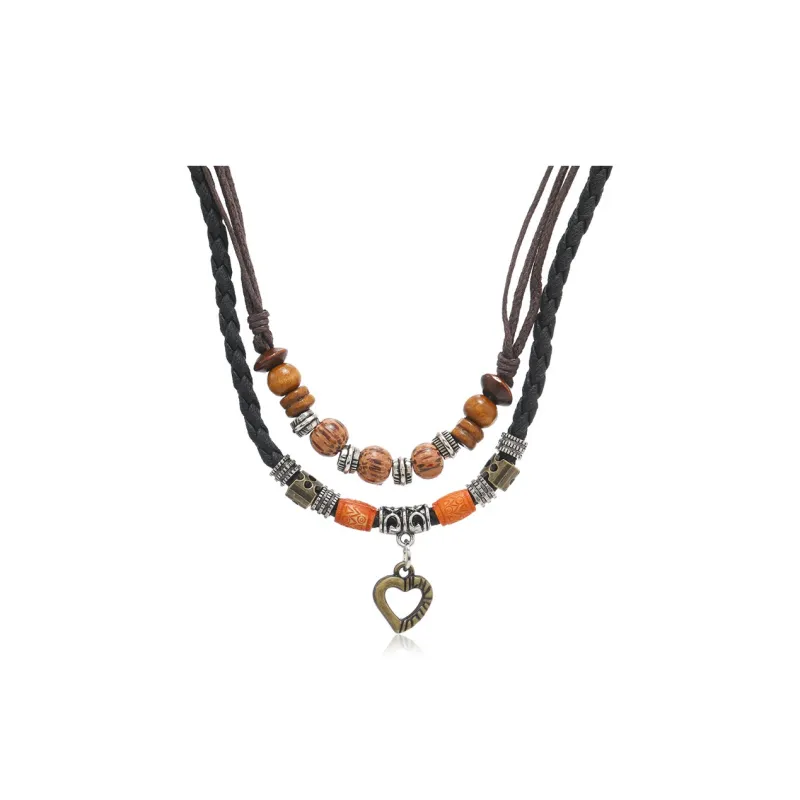 CHRROTA Leather Necklaces Unisex-0